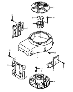 Part Location Diagram of KM-130G0614 MTD Bolt, Flange